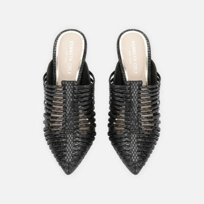 Riley 110 Fisher Mule Black Women Kenneth Cole Heels