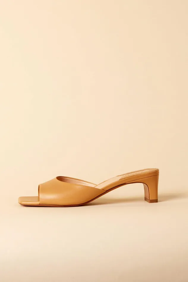 Rouje ARLETTE Mules Nappa Camel Women Shoes