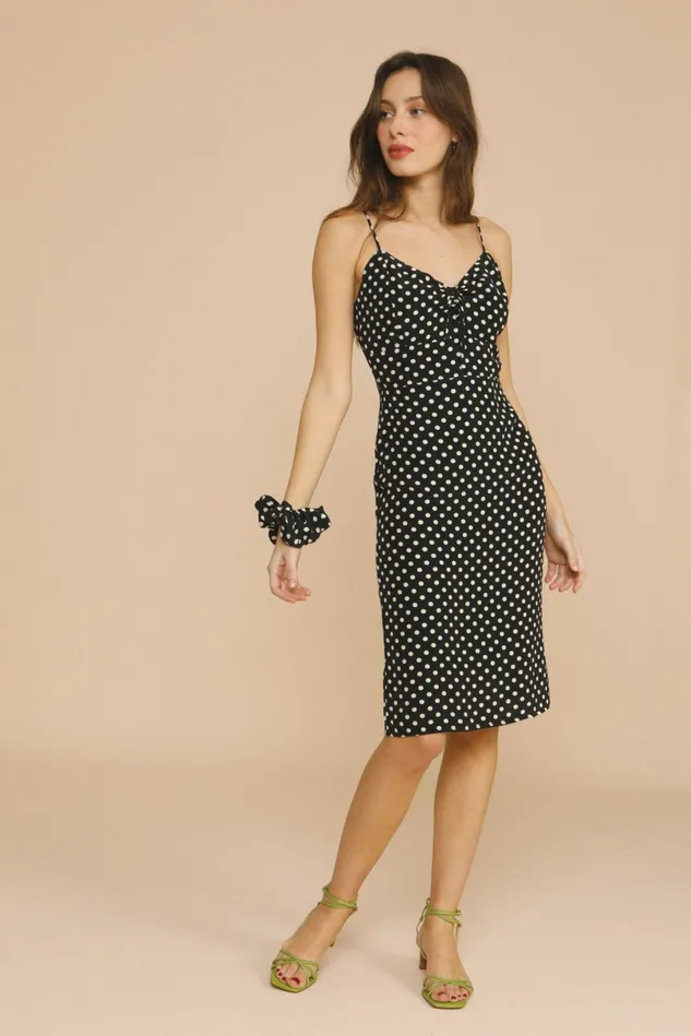 Rouje EVELYNE Dress Pois Marne Women Dresses
