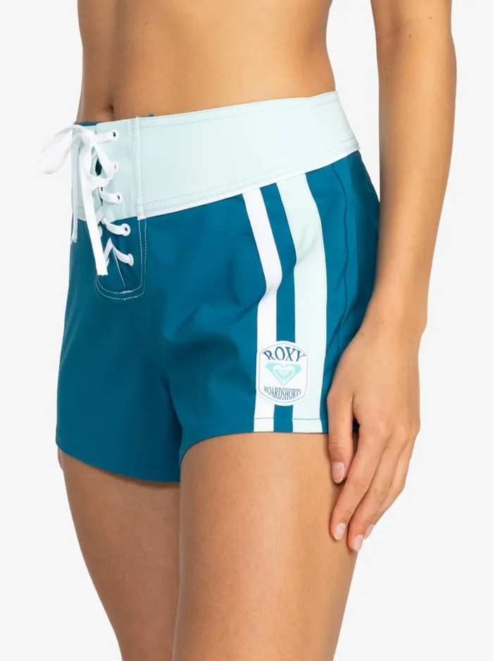 Roxy Active Swimsuits Roxy Life 2034 Boardshorts Moroccan Blue 8211 Women
