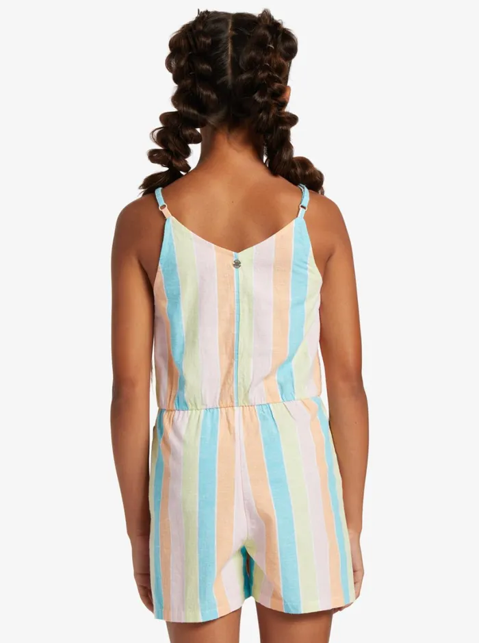 Roxy Dresses and Rompers Girl039s 416 A Whole New World Romper For Girls Bachelor Button Rainbow Rays 8211 Women