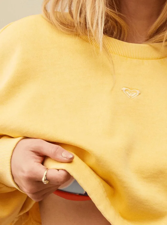 Roxy Fleece and Hoodies Surf Safari Sweatshirt Daylily 8211 Women