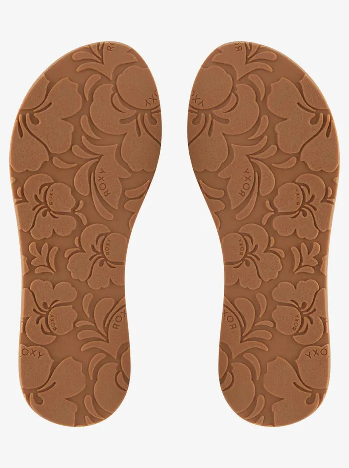 Roxy Flip Flops Lili Fashion Sandal Light Brown 8211 Women