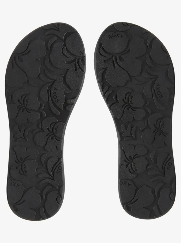 Roxy Flip Flops Vista Loreto FlipFlops Blackwhite 8211 Women