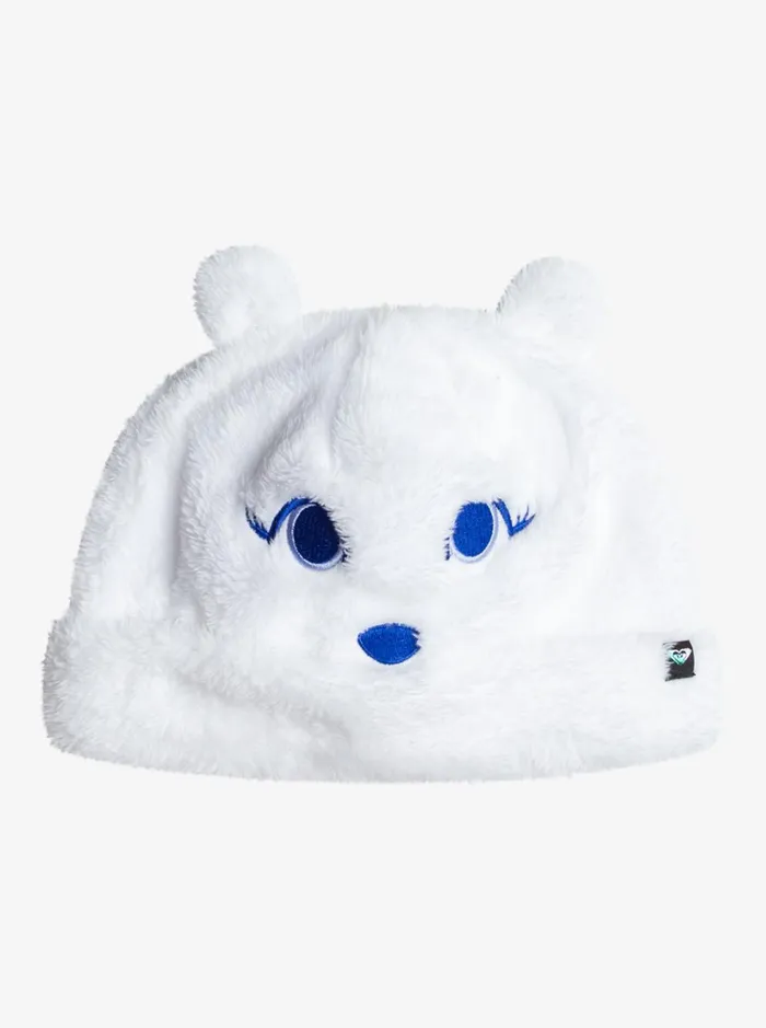 Roxy Girls Snow Girl039s 27 Mini Snowmoon Beanie Bright White 8211 Women