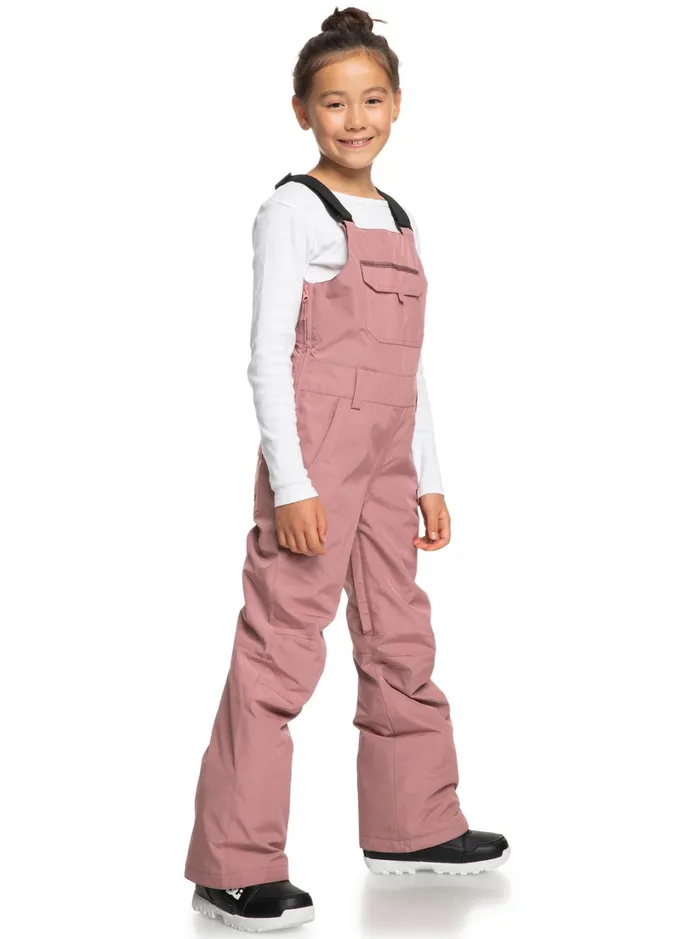 Roxy Girls Snow Girl039s 416 Non Stop Technical Snow Bib Pants Dusty Rose 8211 Women