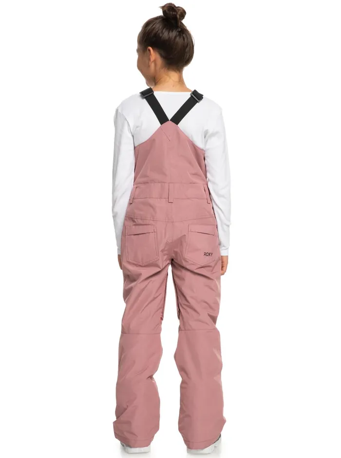 Roxy Girls Snow Girl039s 416 Non Stop Technical Snow Bib Pants Dusty Rose 8211 Women
