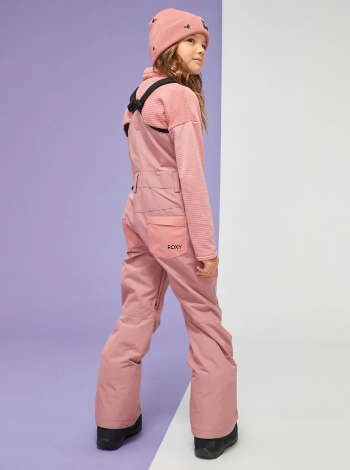 Roxy Girls Snow Girl039s 416 Non Stop Technical Snow Bib Pants Dusty Rose 8211 Women