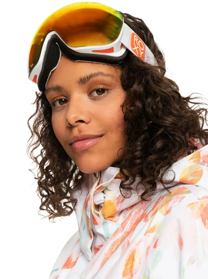 Roxy Goggles Popscreen Color Luxe SnowboardSki Goggles Tendernessclux Ml Orange S3 8211 Women