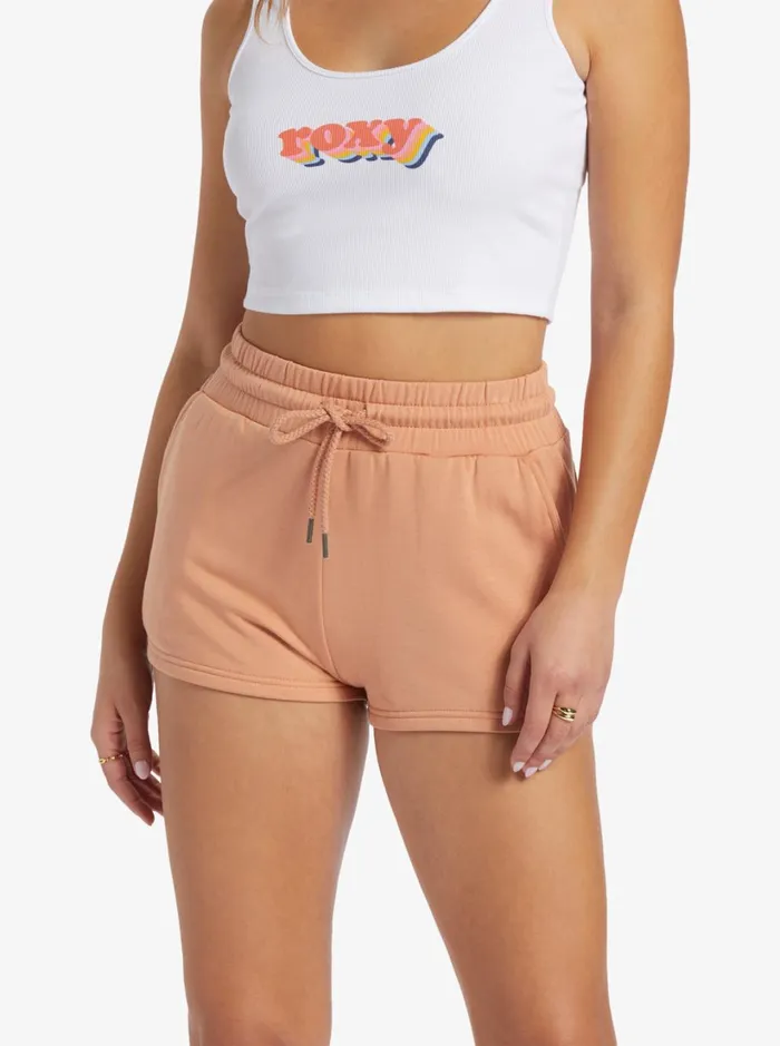 Roxy Loungewear Check Out Sweat Shorts Cork 8211 Women