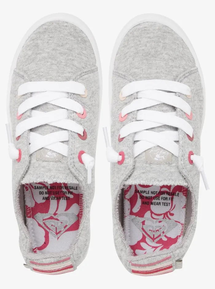 Roxy Shoes and Sandals Girl039s 416 Bayshore SlipOn Shoes Grey Heather 8211 Women