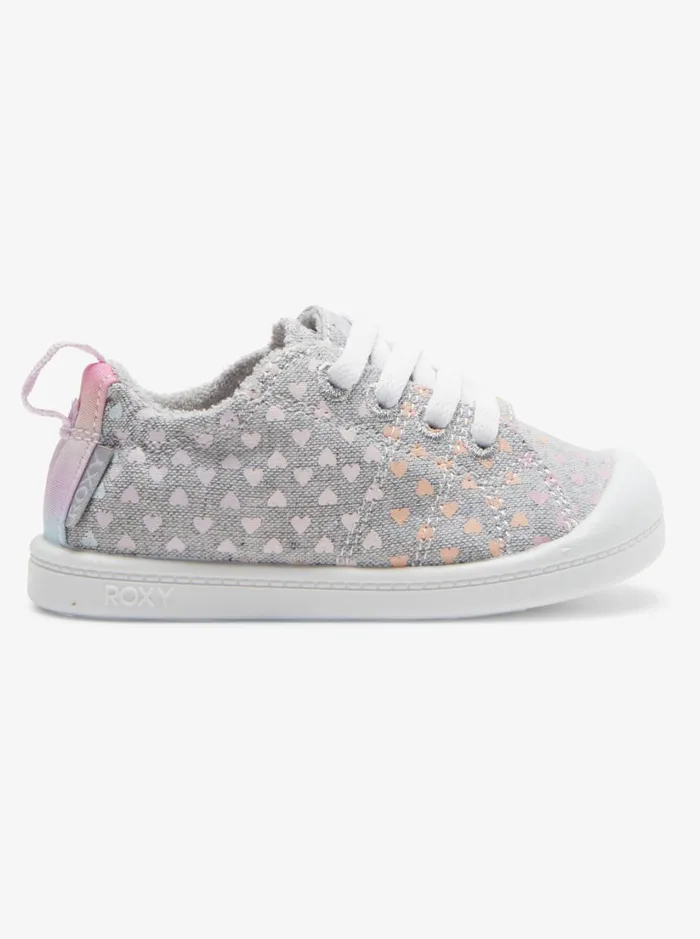 Roxy Shoes and Sandals Toddler039s Bayshore Shoes Grey White 8211 Women
