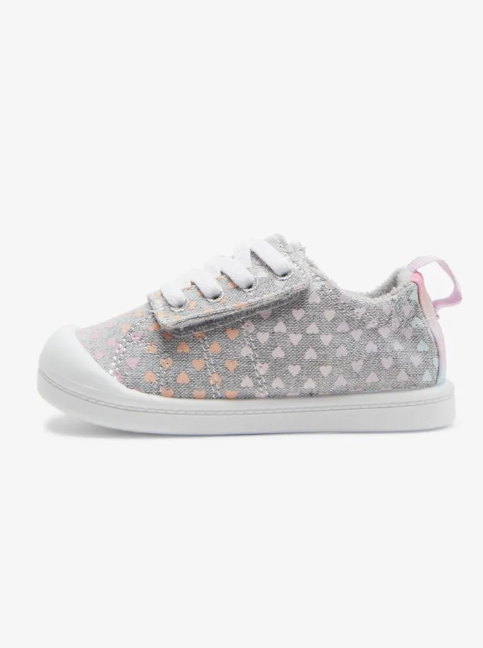 Roxy Shoes and Sandals Toddler039s Bayshore Shoes Grey White 8211 Women