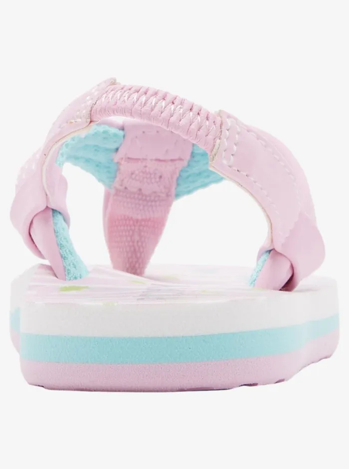 Roxy Shoes and Sandals Toddler039s Vista Loreto Sandals Whitelavender 8211 Women