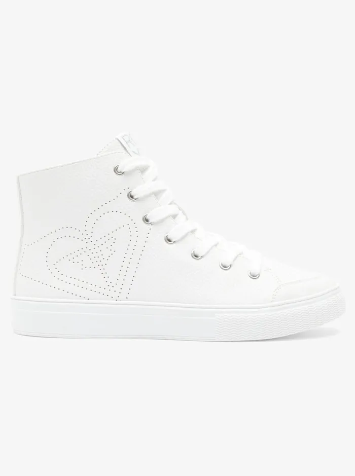 Roxy Sneakers Coastal Cruisin MidTop Shoes White 8211 Women