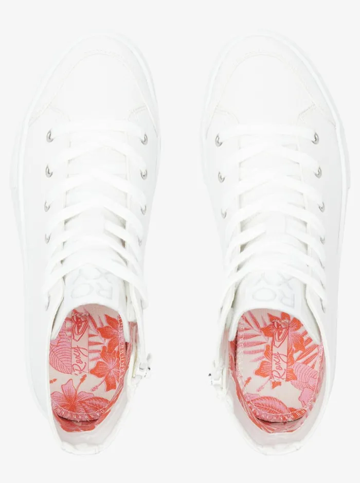 Roxy Sneakers Coastal Cruisin MidTop Shoes White 8211 Women