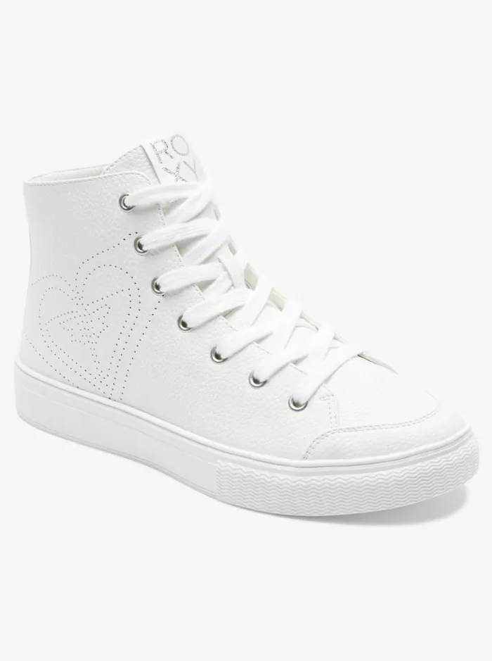 Roxy Sneakers Coastal Cruisin MidTop Shoes White 8211 Women