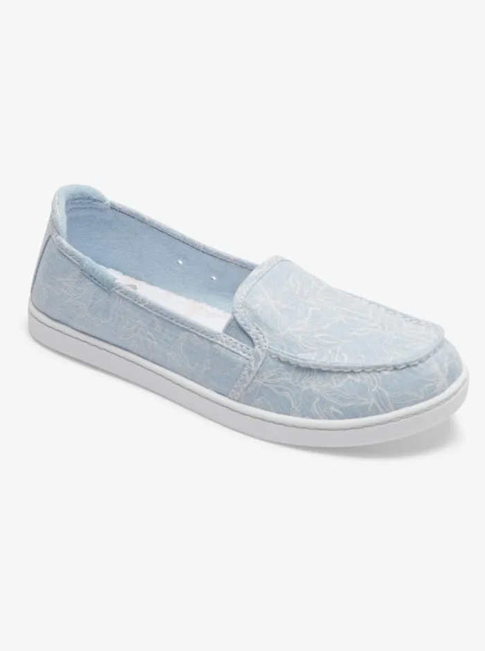 Roxy Sneakers Minnow SlipOn Shoes Light Blue 8211 Women