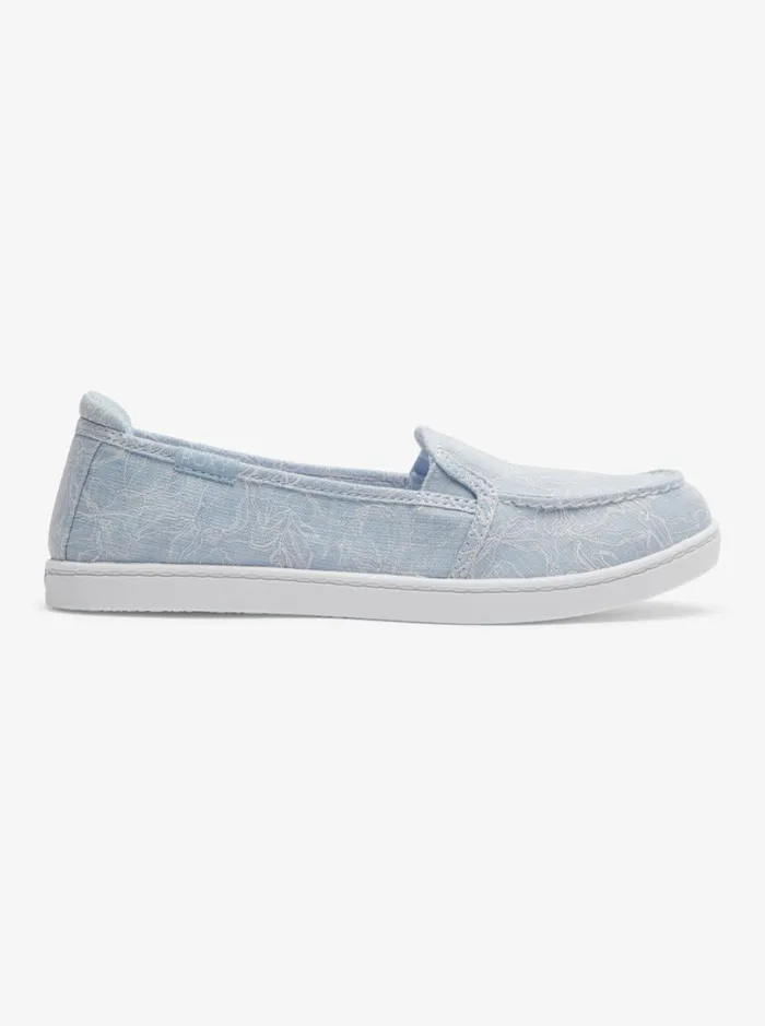 Roxy Sneakers Minnow SlipOn Shoes Light Blue 8211 Women
