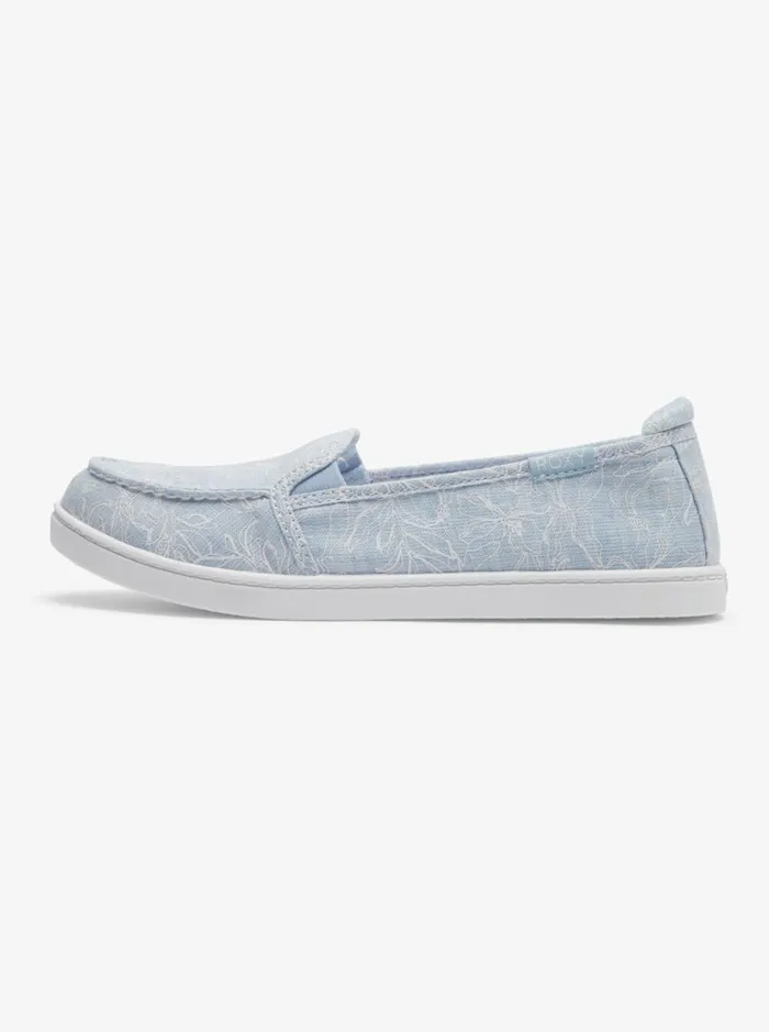 Roxy Sneakers Minnow SlipOn Shoes Light Blue 8211 Women