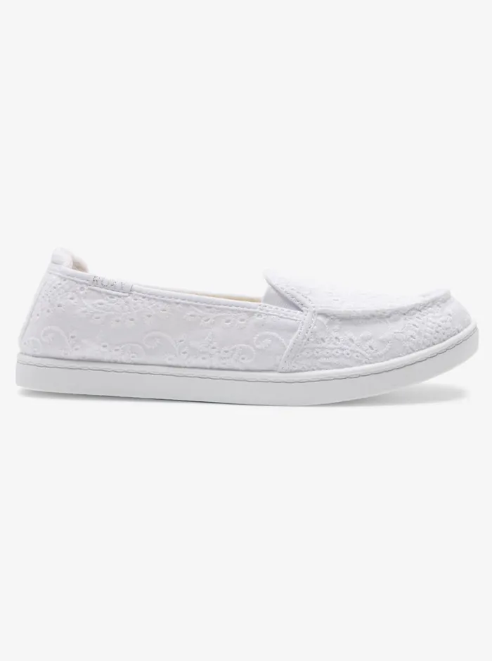Roxy Sneakers Minnow SlipOn Shoes Whitewhite 8211 Women