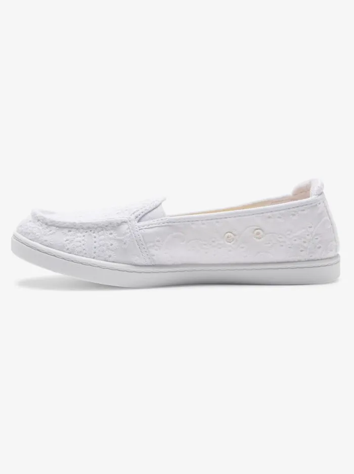 Roxy Sneakers Minnow SlipOn Shoes Whitewhite 8211 Women