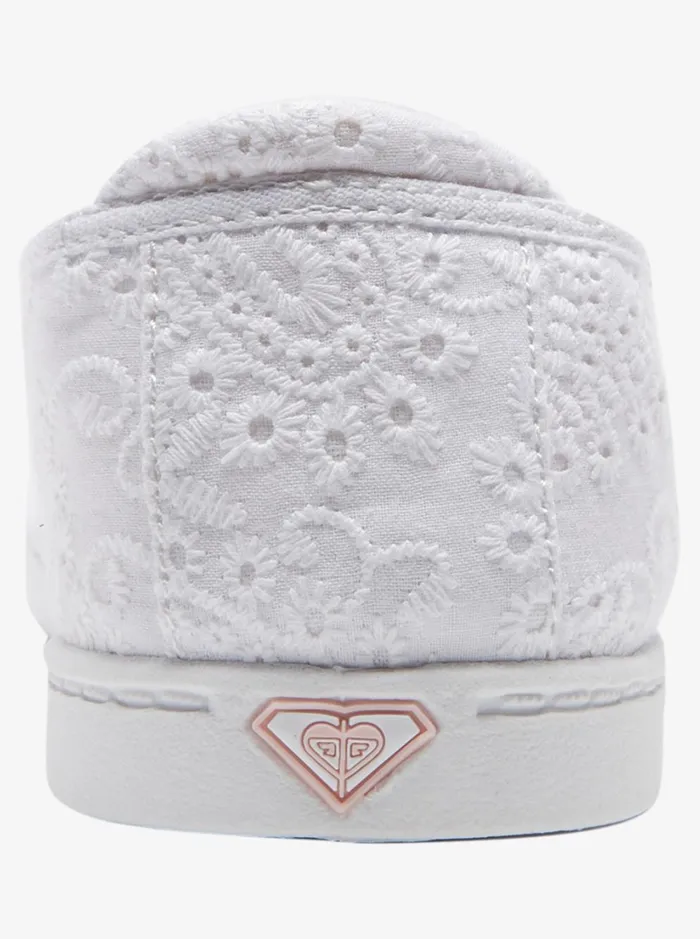 Roxy Sneakers Minnow SlipOn Shoes Whitewhite 8211 Women