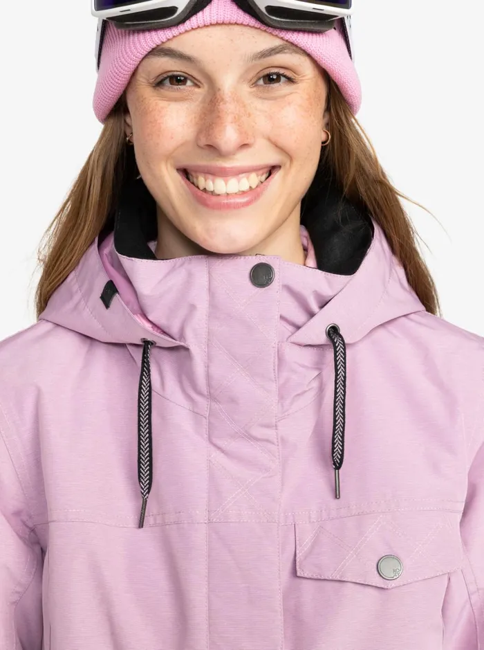 Roxy Snow Jackets Billie Technical Snow Jacket Pink Frosting 8211 Women