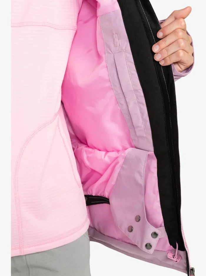 Roxy Snow Jackets Billie Technical Snow Jacket Pink Frosting 8211 Women