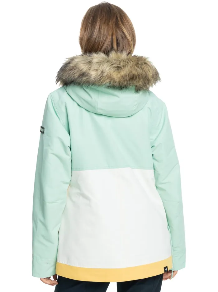 Roxy Snow Jackets Shelter Technical Snow Jacket Cameo Green 8211 Women