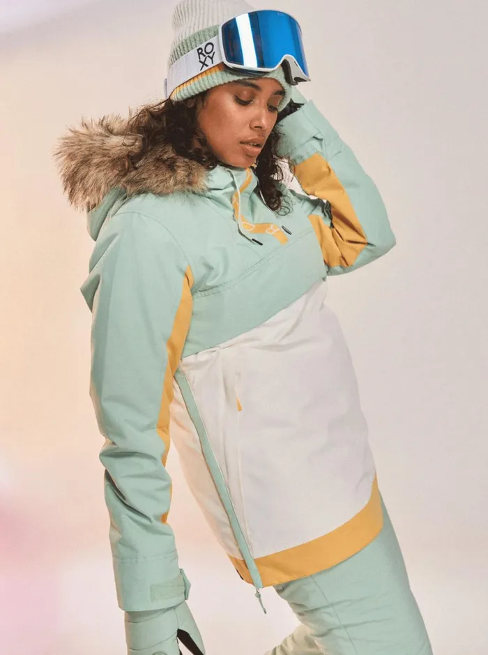 Roxy Snow Jackets Shelter Technical Snow Jacket Cameo Green 8211 Women