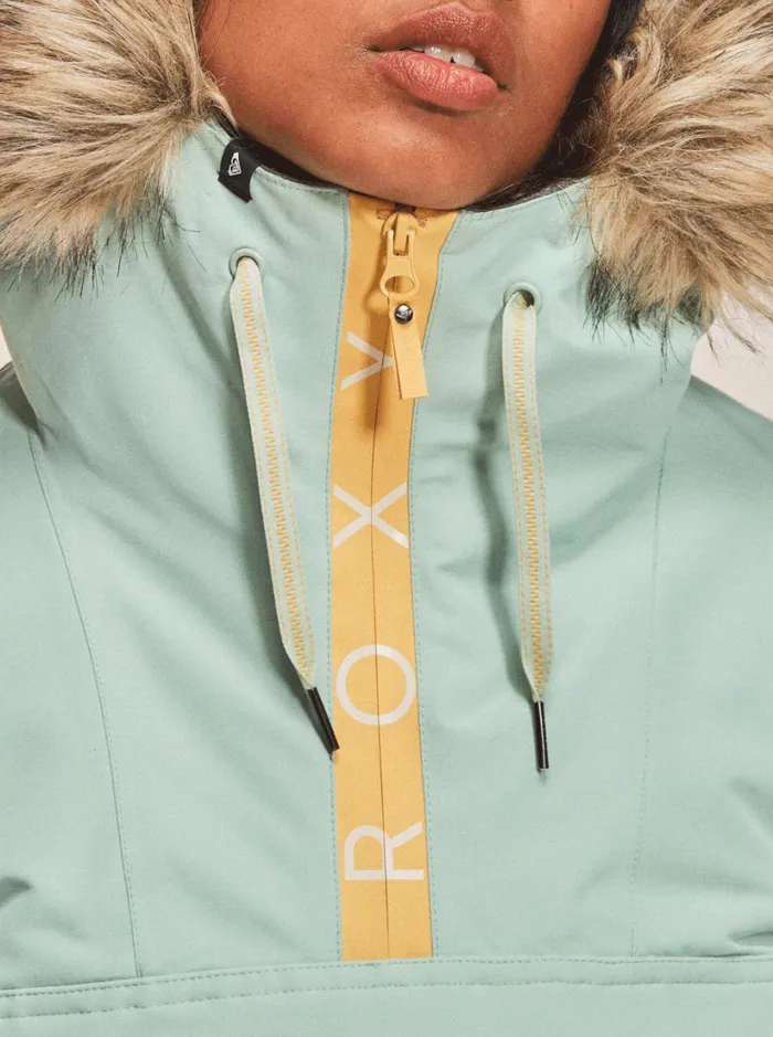 Roxy Snow Jackets Shelter Technical Snow Jacket Cameo Green 8211 Women