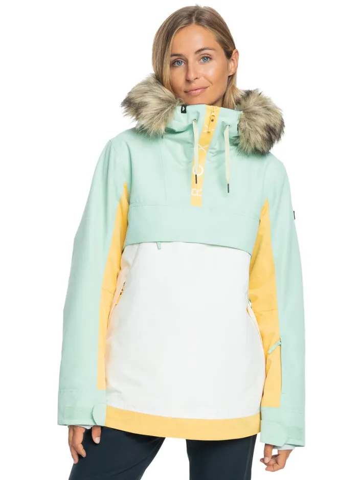 Roxy Snow Jackets Shelter Technical Snow Jacket Cameo Green 8211 Women