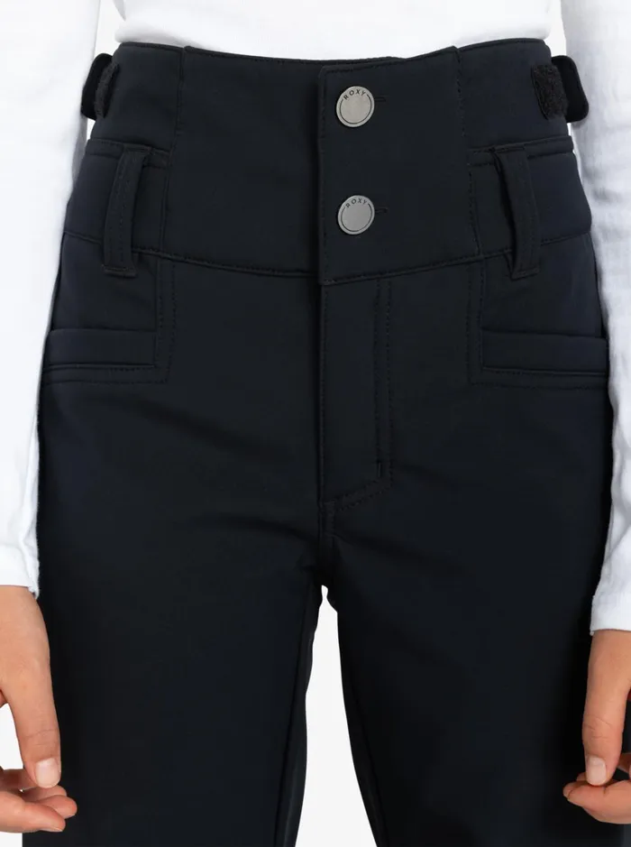 Roxy Snow Pants Girl039s 416 Rising High Technical Snow Pants True Black 8211 Women