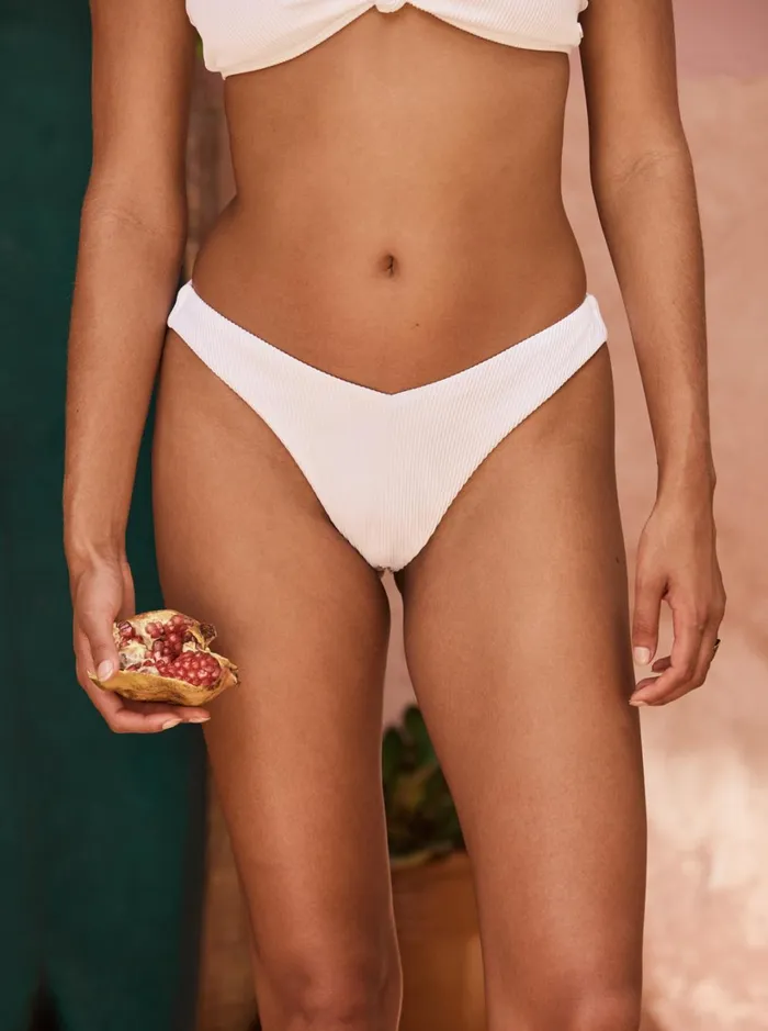 Roxy Swimsuits Roxy Love Cheeky Bikini Bottoms Bright White 8211 Women