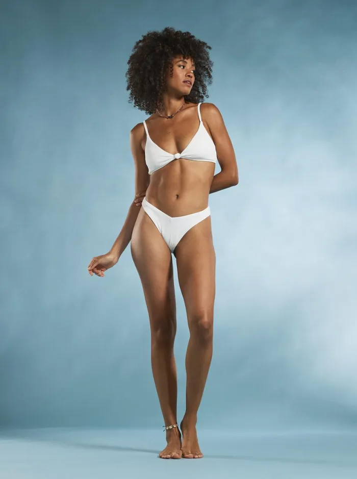 Roxy Swimsuits Roxy Love Cheeky Bikini Bottoms Bright White 8211 Women
