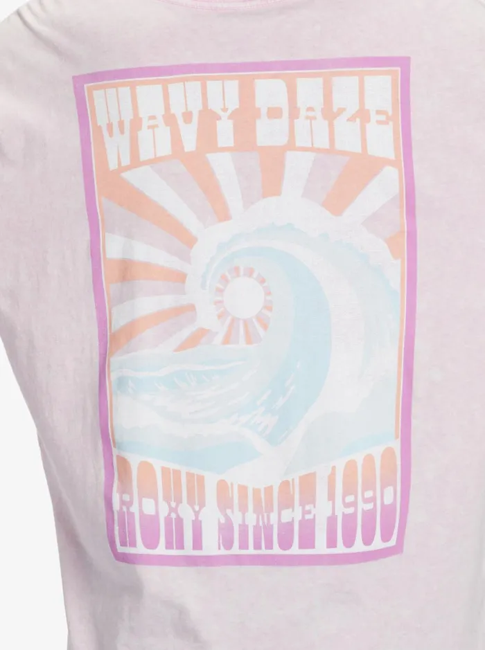 Roxy Tees and Tanks Wavy Daze Olst TShirt Pirouette 8211 Women