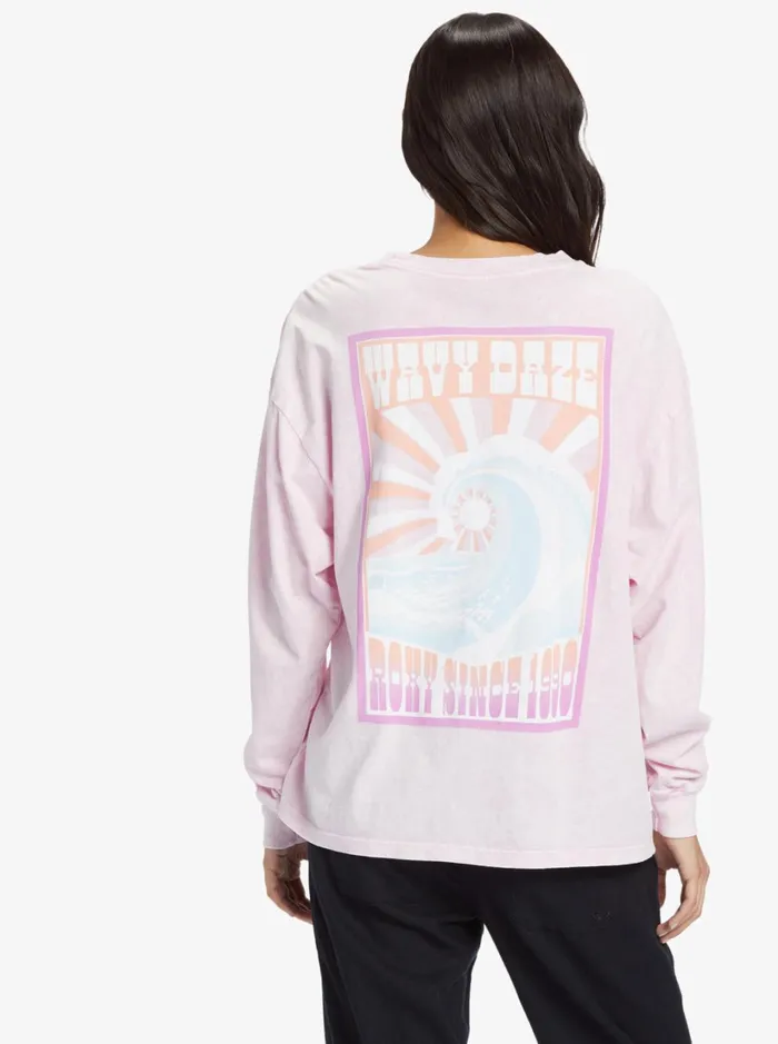 Roxy Tees and Tanks Wavy Daze Olst TShirt Pirouette 8211 Women