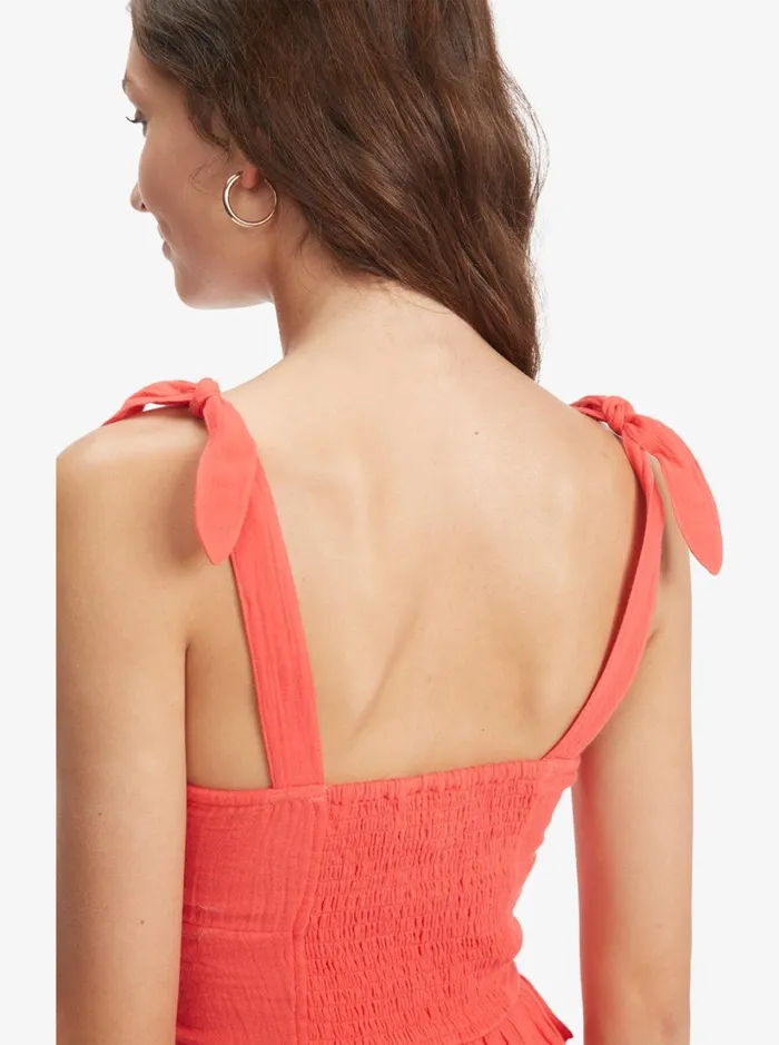 Roxy Tops Beyond Me Strappy Top Hibiscus 8211 Women