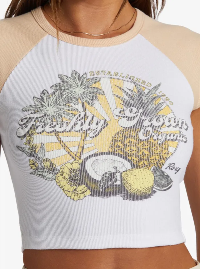 Roxy Tops Freshly Grown Sleeveless Muscle TShirt Hazelnut 8211 Women