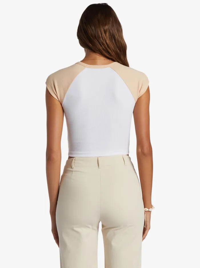 Roxy Tops Freshly Grown Sleeveless Muscle TShirt Hazelnut 8211 Women