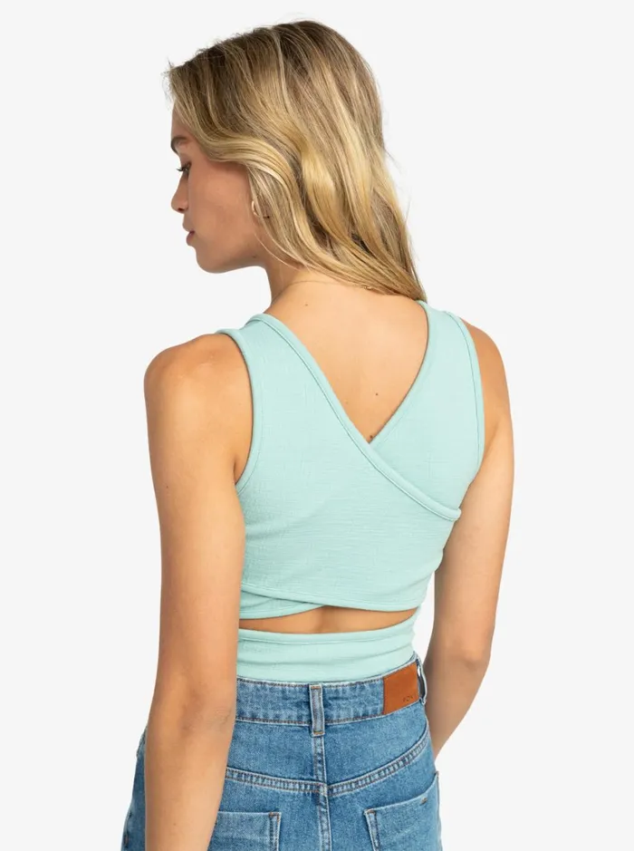 Roxy Tops Good Keepsake Crop Top Blue Surf 8211 Women