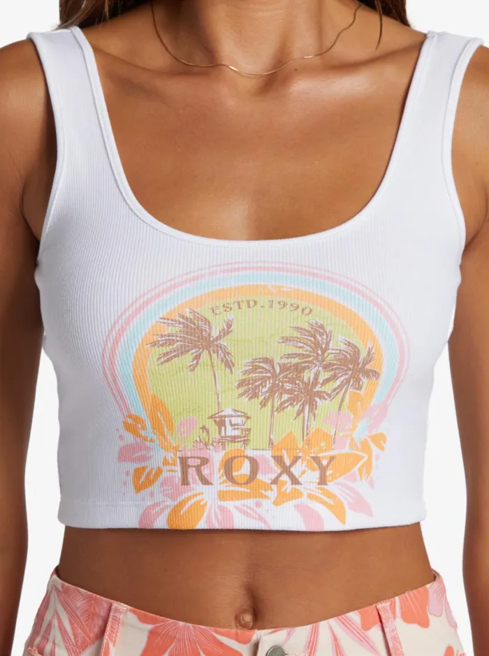 Roxy Tops Haleiwa Moments Dive In Tank Top Snow White 8211 Women