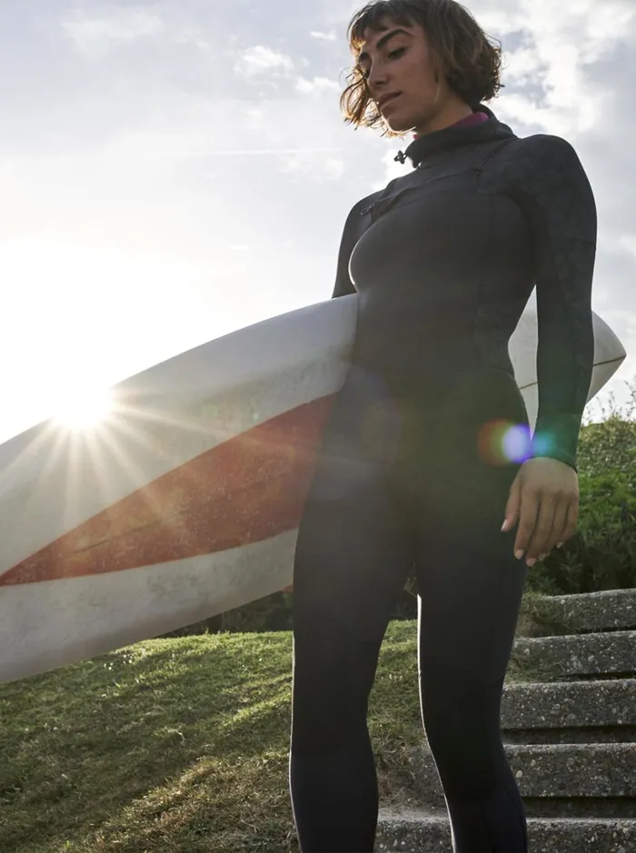 Roxy Wetsuits 543mm Swell Series Hooded Chest Zip Wetsuit Black 8211 Women