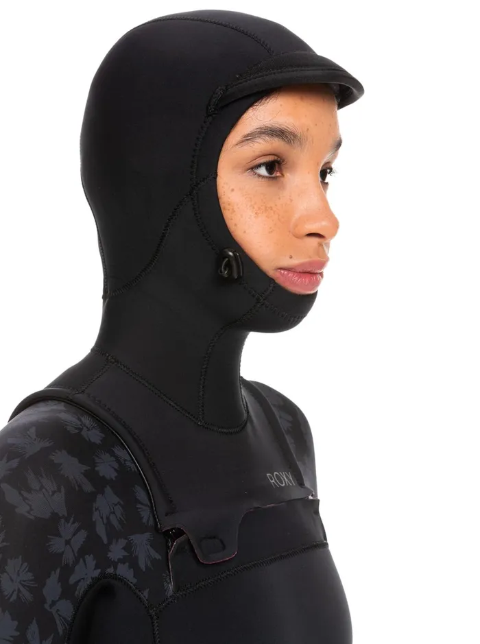 Roxy Wetsuits 543mm Swell Series Hooded Chest Zip Wetsuit Black 8211 Women