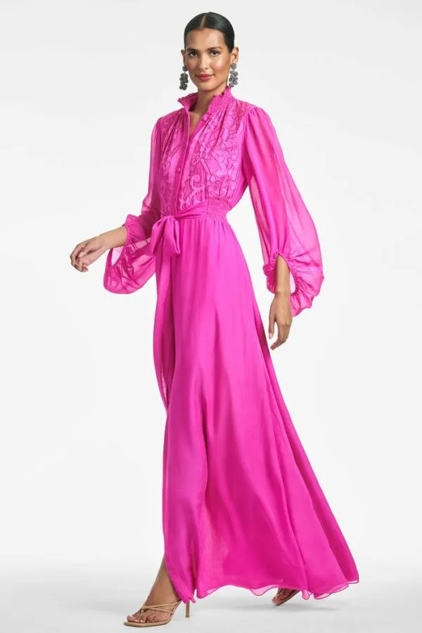 Sachin and Babi Beatrix Gown 8211 Fuchsia Fuchsia Women Plus Sizes
