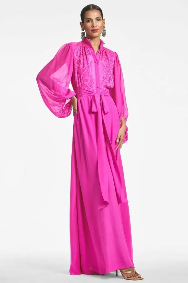Sachin and Babi Beatrix Gown 8211 Fuchsia Fuchsia Women Plus Sizes