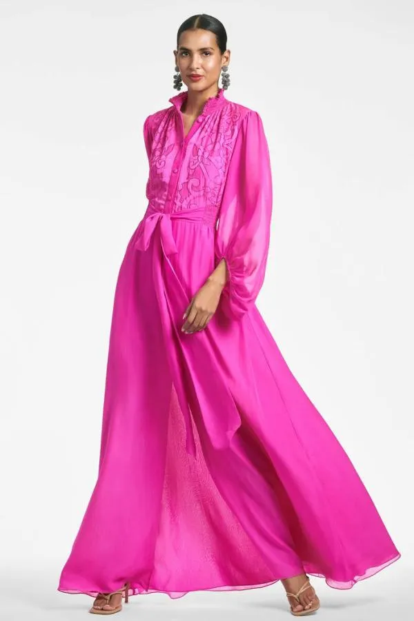 Sachin and Babi Beatrix Gown 8211 Fuchsia Fuchsia Women Plus Sizes
