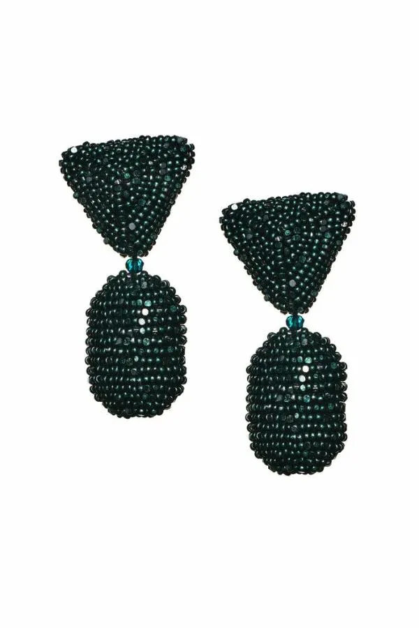 Sachin and Babi Chrystie Earrings 8211 Metallic Faceted Beads Metallic Magenta Women Earrings