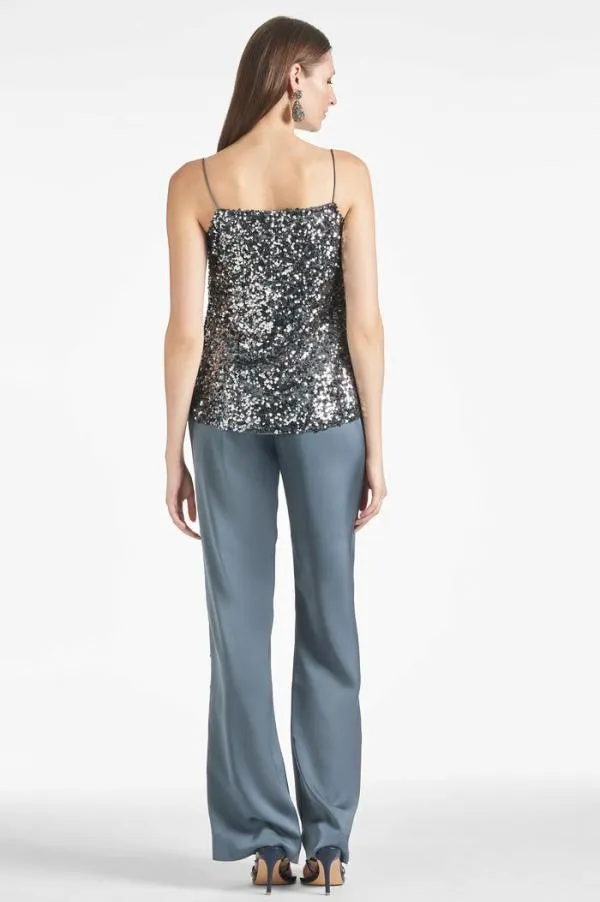Sachin and Babi Jesse Top 8211 Gunmetal Gunmetal Women Matching Sets